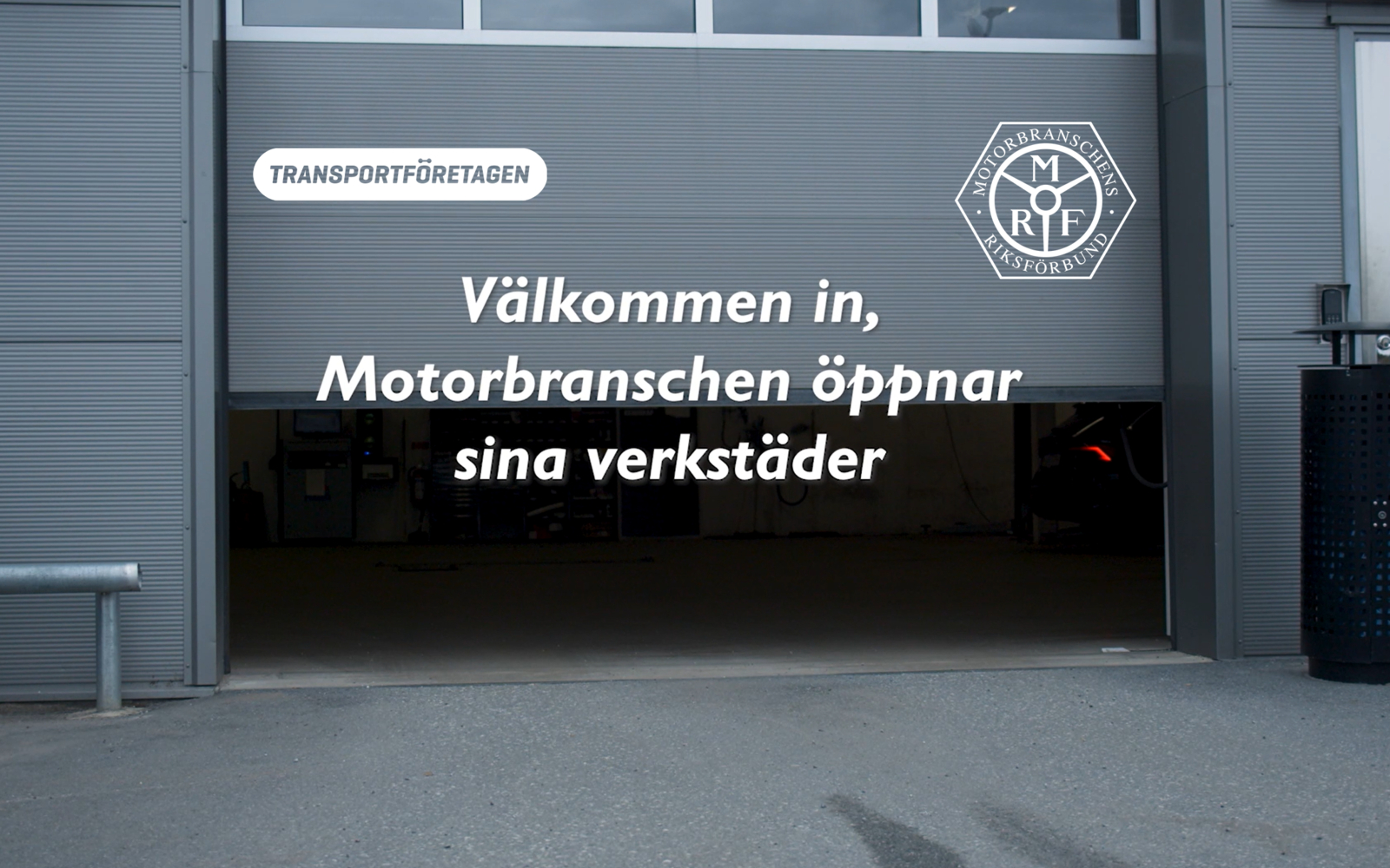 Motorbranschen öppnar sina verkstäder